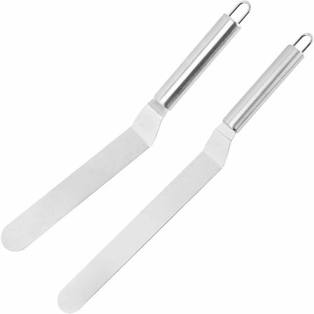 Leivonnaislasta, leivontakakkulasta, kakkulasta, 2 kappaleen sarja 8/10" ruostumattomasta teräksestä valmistettu kulmainen kakkulasta