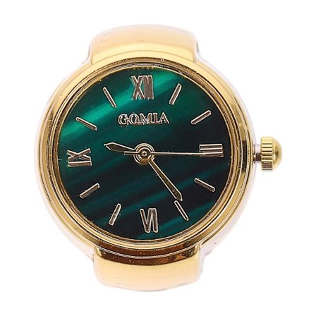 Fingerklokke Mini Klokkering Romertall Ringklokke Moderne Ringklokke