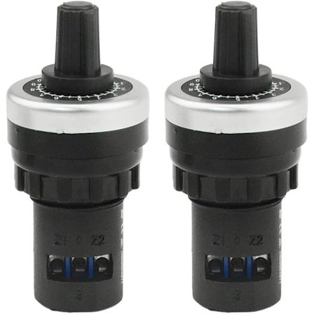 2 stk. LA42DWQ-22 22mm 10K Ohm Variabel Hastighed Rotations Potentiometer (10K)