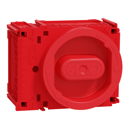 Elko EKO10451 Apparatdosa Flexi+, infälld, låg, utan stutsar, Installationsmaterial