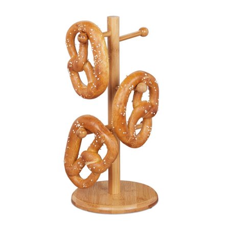 Pretzel-teline bambusta