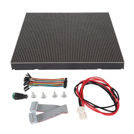 LED Matrix Panel 64x64 Pixels 2.5mm Pitch 4096 Individuelle RGB LED'er Justerbar Lysstyrke Fuld Farve LED Matrix Display