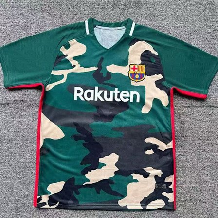 25-26 FC Barcelona Camouflage Special Edition Fodbold T-shirt Trøje S-2XL