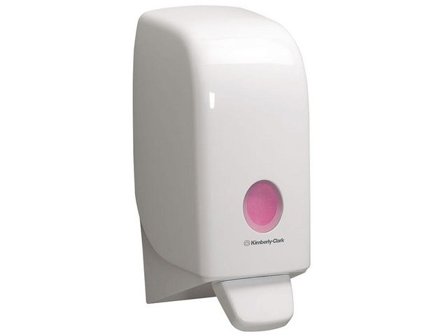 AQUARIUS Dispenser för tvål, plast, 1 l - Lyreco - Städ och hygien - Tvål och hygien - Hygiensystem - Kimberly Clark