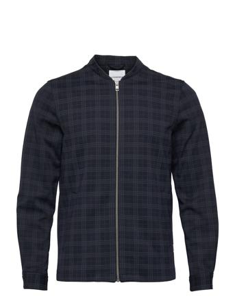 Checked Superflex Overshirt Overshirts Blå Lindbergh