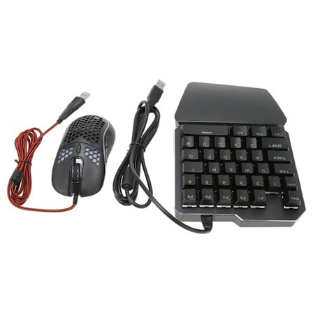 4-i-1 Mobilspel-kombopaket: Spelkontroll, Speltangentbord, Muskonverterare för Android och iOS-telefoner