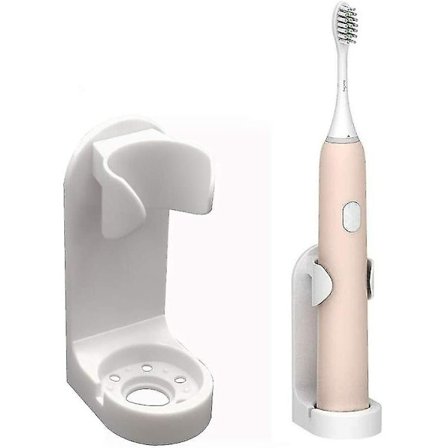 Toothbrush Holder[1 Pcs], Adhesive Holder Wall Mount Storage Set Organizer Electric Toothbrush Body Base Stander
