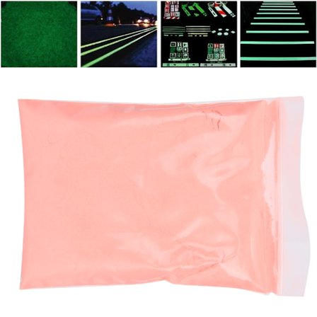 Nagelkonst Självlysande Pulver DIY Hög Ljusstyrka Självlysande Färg Pigment Dekoration 100g Orange