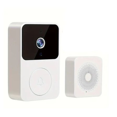 Trådløs Videodørklokke med Telefonfunktion og Wifi