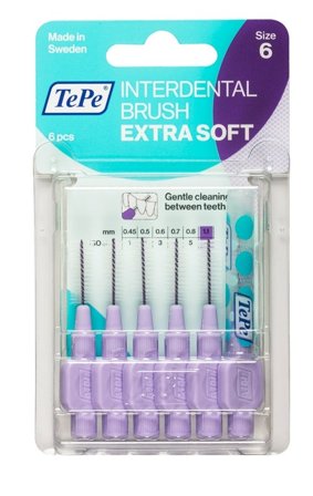 TePe Scovolino Extra Soft Viola Per Pulizia Interdentale Misura