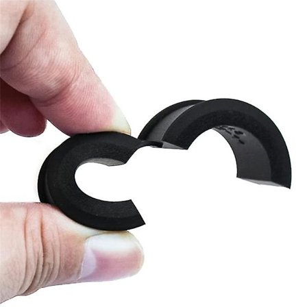 8 st Styrhandtagspackningar i Silikon för Cykel 31,8 till 25,4/22,2 Styrhandtagspackning, Styrhandtagspackningsadapter