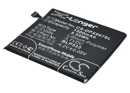 Batteri for SmartPhone, Mobil for OPPO Finder, X907