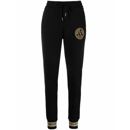 Versace Jeans Couture Cotton Joggers svart, Dam, Dam, Storlek: S