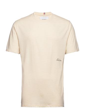 Carter Wool T-Shirt T-shirts Short-sleeved Creme Les Deux
