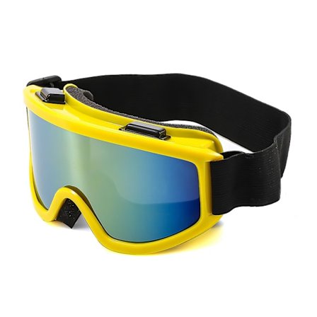 Store Ski Goggles med farverig linse, anti-kollision, anti-genskin linse, udendørs sportssne, snowboard til snowboarding og skiløb
