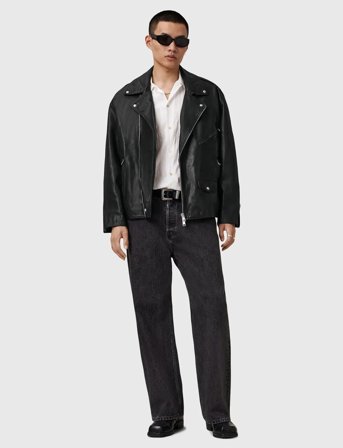 AllSaints Bradford Biker - Black - XL