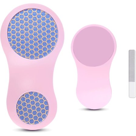 Fotfil för hård hud, Nano-glas fotförhårdnaderborttagare dubbelsidig glas, Pedikyrset fotvårdsprodukt