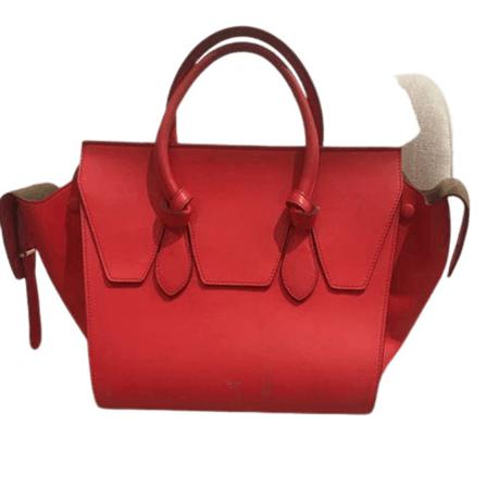 Celine Vintage, Pre-owned Bag Rood, Dames, Maat:ONE Size,leer