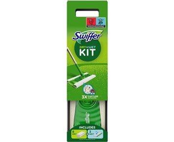 Swiffer Floor Handle 1 (+8dry +3wet) - Swiffer Floor Mop Startkit
