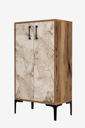 Hanah Home - Kenkäkaappi Prag - Ruskea - Kenkäkaapit - - Homeroom