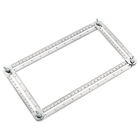 Mittaviivain Monikulmaviivain Kulmamalli Premium-malli Työkalu Viivoitin Kulmamalli Kulmamittaustyökalu Kulmamallin työkalu Säädettävä viivain 