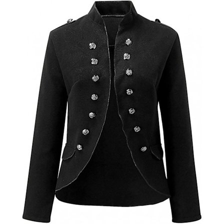 Jackor för Kvinnor Höst Vinter Ull Knapp Blazer Mode Långärmad Dam Kostym Jackor$kvinnors Casual Blazers Lätt Öppen Fram Långärmad Wo