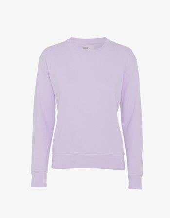Women Classic Organic Crew - Soft Lavender - XL