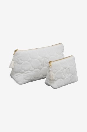 Tone Kroken - Necessär Nelia 2-pack - Vit - Badtextilier - Från Homeroom