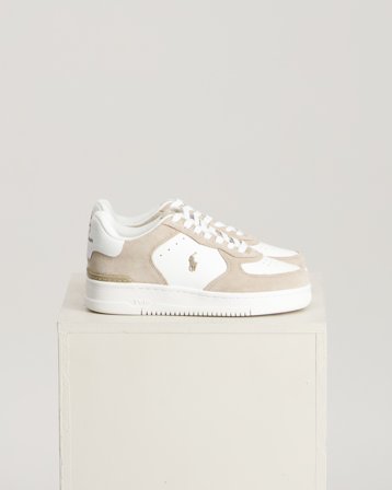 Polo Ralph Lauren Masters Court Leather-Suede Sneaker Beigestä Kengät Pojat - Kids Brand Store