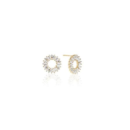 Sif Jakobs, Earrings Antella Circolo Wit, Dames, Maat:ONE Size