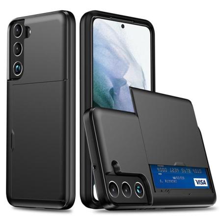 Slide Korthållare Skal Galaxy S22 5g - Svart Svart