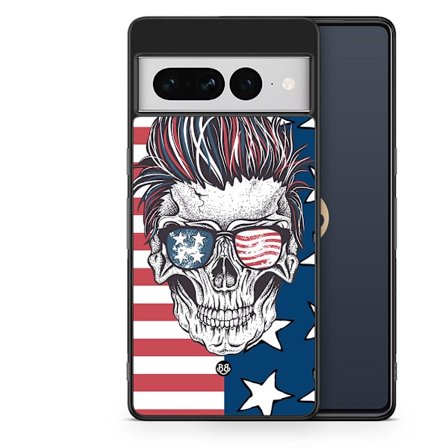 Bjornberry Skal Google Pixel 7 Pro - USA Dödskalle