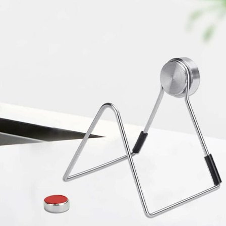 Rustfrit stålsvamp, magnetisk opvaskesvamp holder, køkkenredskabsholder, universel opvaskemaskine svampholder (6 x 6 x 5,5 cm)