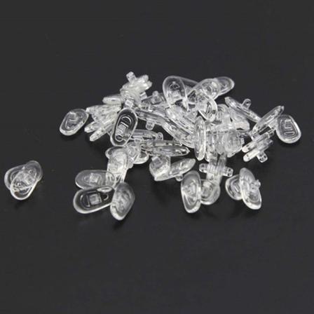 25Par/ set Silikonnosskydd för glasögon Mjuka nosskydd glas 25pairs