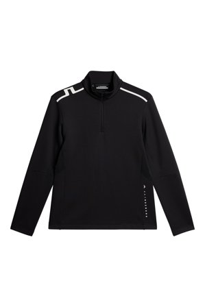 J.Lindeberg - Golf - Vinnie Quarter Zip Mid Layer - Black - Man - S