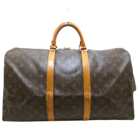 Louis Vuitton Vintage, Pre-owned Polyester travel-bags Bruin, Dames, Maat:ONE Size