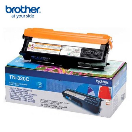 BROTHER Toner TN320C cyan - Lyreco - Toner och bläck - Tonerkassetter - Toner Brother