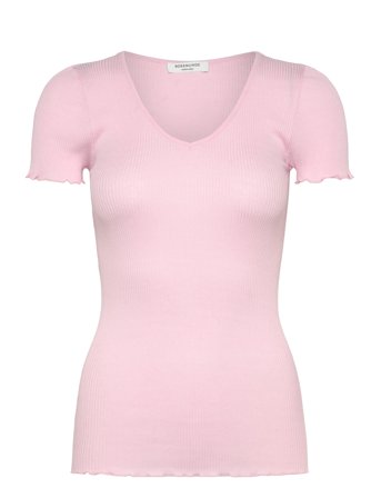 Rosemunde Rwbeatha Ss V-Neck T-Shirt - Pink - S