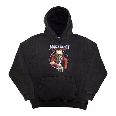 Megadeth Unisex Vuxen Black Friday Ryggtryck Stone Wash Hoodie