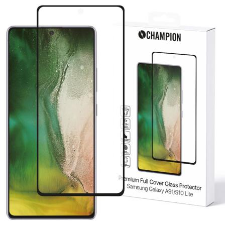 Skärmskydd Samsung Galaxy S10 Lite Härdat Glas Heltäckande Transparent