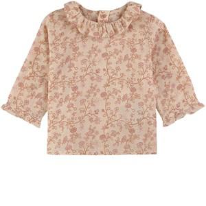 Bonpoint Ganiti Floral Blouse Rose 18 Months - Tops - 18 months - Pink - Mädchen