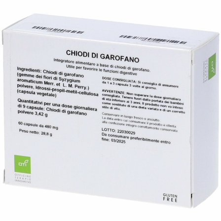 Oti Chiodi Di Garofano 60 Capsule