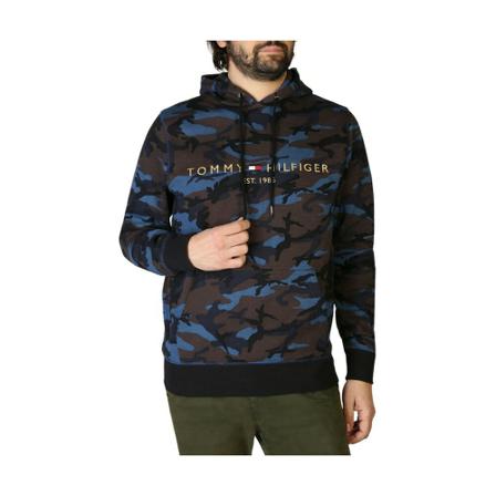 Tommy Hilfiger Hoodie , Blauw , Heren , Maat: S