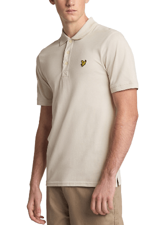Lyle & Scott Plain Polo Shirt Överdelar Herr Beige S