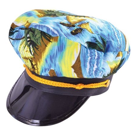 Bristol Novelty Unisex Vuxen Hawaiian Kapten Hatt En Storlek Mul