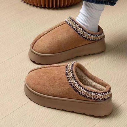 Taso Pörröiset Tossut Naisten/Miesten Talo Asunnot Muoti Pehmoiset talvikengät Naisten Koti Tyylikkäät Vapaa-ajan jalkineet Suuri koko