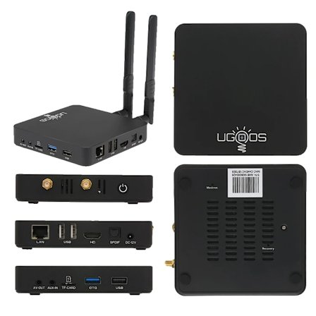 UGOOS AM6B Plus TV Box, 4GB RAM, 32GB lagring,EU