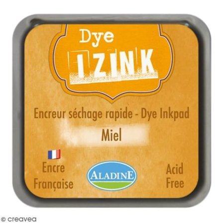 Encreur - ALADINE - Izink Dye - 20 väriä - 4,5 x 4,5 cm - Hunajabeige