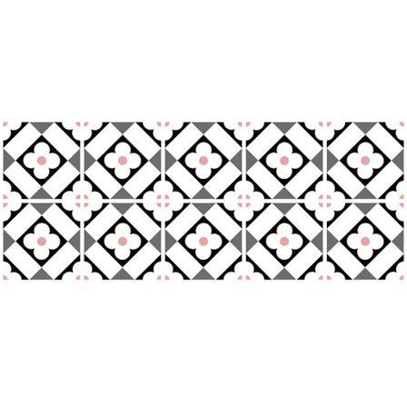 Blomstret Mønster Dekal Stue Soveværelse Baggrund Væg Fliser Gulv Dekorativt Klistermærke