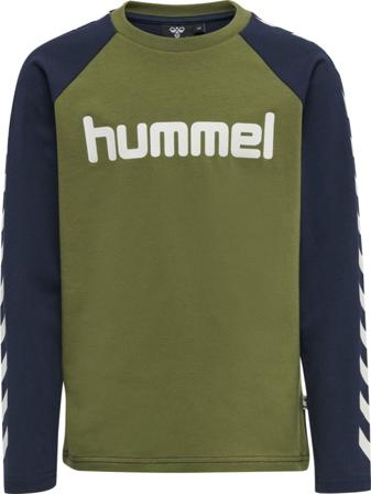 Hummel Kids' Hmlboys T-Shirt L/S Men long-sleeved sweaters Green 152